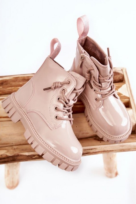 Boty pro dívky FASHIONISTA BEIGE, Barva: béžová, IVET.EU - Stylové oblečení