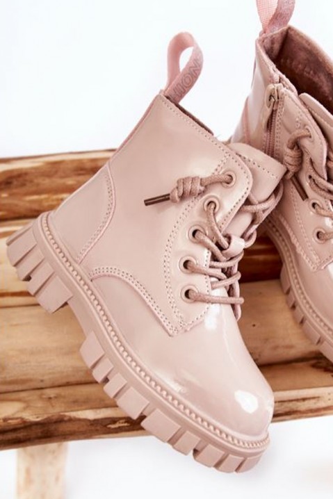 Boty pro dívky FASHIONISTA BEIGE, Barva: béžová, IVET.EU - Stylové oblečení