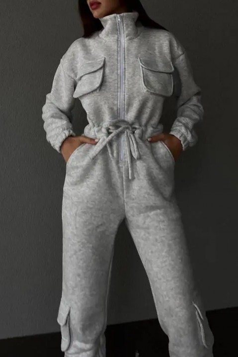 Dámská kombinéza MANONA GREY, Barva: šedá, IVET.EU - Stylové oblečení