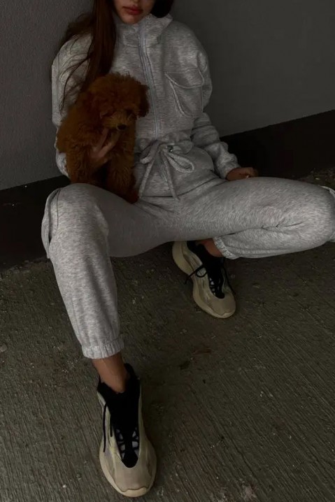 Dámská kombinéza MANONA GREY, Barva: šedá, IVET.EU - Stylové oblečení