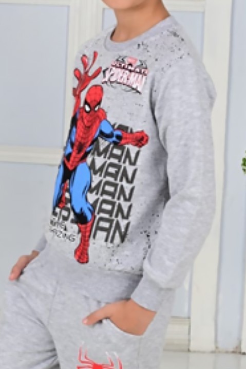 Chlapecká souprava SUPERHERO GREY, Barva: šedá, IVET.EU - Stylové oblečení
