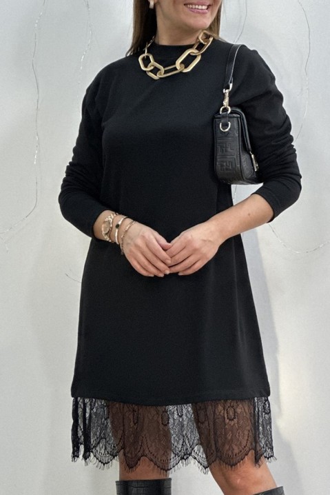 Šaty DEREMOLA, Farba: čierna, IVET.EU - Štýlové oblečenie