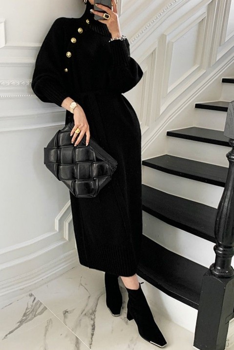 Šaty BLAIRDA BLACK, Barva: černá, IVET.EU - Stylové oblečení