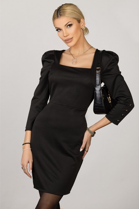 Šaty SABAKA BLACK, Farba: čierna, IVET.EU - Štýlové oblečenie