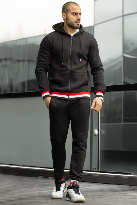 Pánská sportovní souprava VERDONO BLACK, Barva: černá, IVET.EU - Stylové oblečení