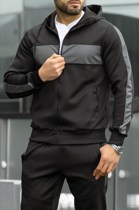 Pánská sportovní souprava ABIGALO BLACK, Barva: černá, IVET.EU - Stylové oblečení