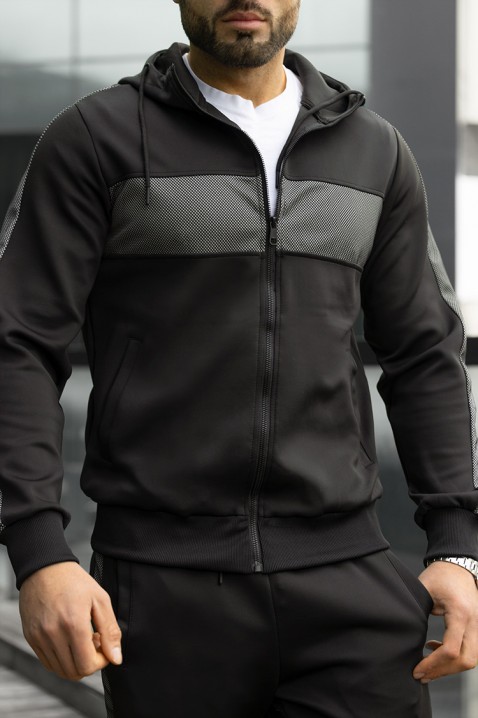 Pánská sportovní souprava ABIGALO BLACK, Barva: černá, IVET.EU - Stylové oblečení