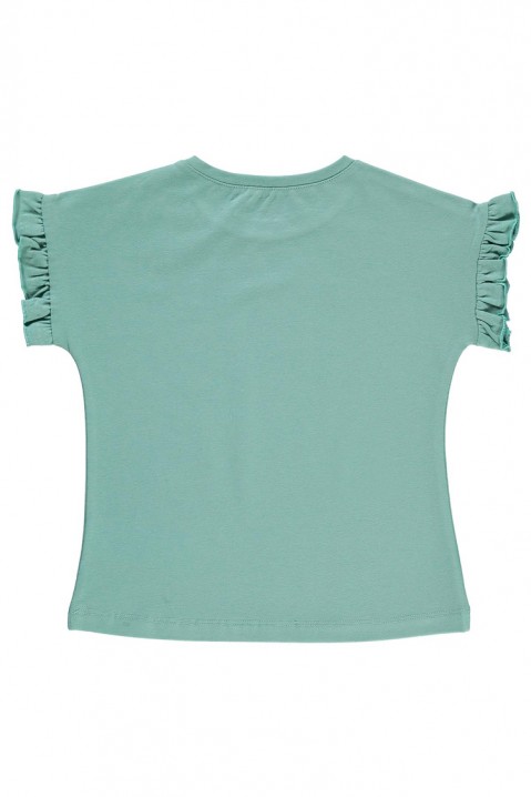 Tričko pro dívku TRINGILI MINT, Barva: mentolová, IVET.EU - Stylové oblečení