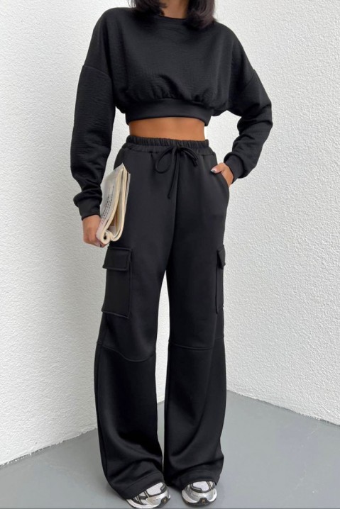 Dámské kalhoty BERGILA BLACK, Barva: černá, IVET.EU - Stylové oblečení