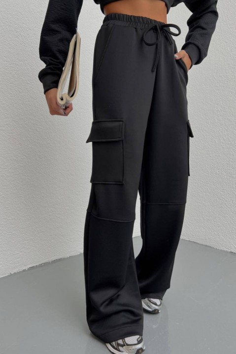 Dámské kalhoty BERGILA BLACK, Barva: černá, IVET.EU - Stylové oblečení