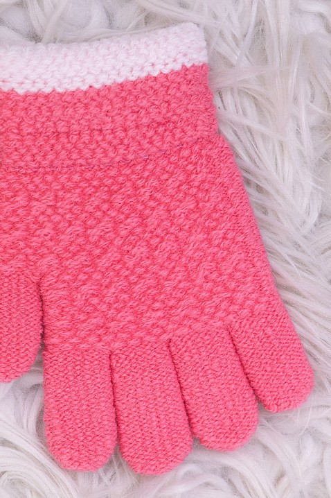 Dívčí rukavice KIDSI, Barva: ružová, IVET.EU - Stylové oblečení