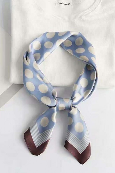 Šátek BAKETABLUE 70x70 cm, Barva: světlemodrá, IVET.EU - Stylové oblečení