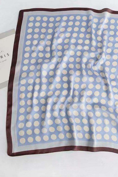 Šátek BAKETABLUE 70x70 cm, Barva: světlemodrá, IVET.EU - Stylové oblečení