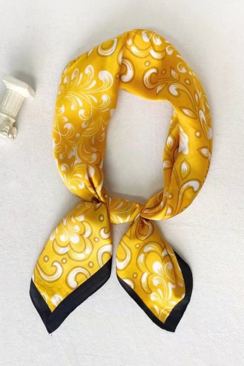 Šátek ORPHELIA 70x70 cm, Barva: žlutá, IVET.EU - Stylové oblečení