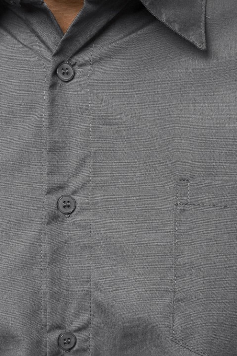 Pánská košile MALTIVO GRAFIT, Barva: šedá, IVET.EU - Stylové oblečení