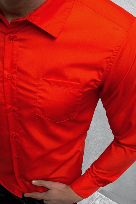 Pánská košile MALTIVO RED, Barva: červená, IVET.EU - Stylové oblečení