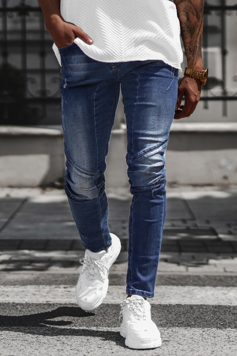 Vyriški džinsai AMARDO BLUE, Spalvos: rugiagėlių, IVET.EU - Madinga apranga