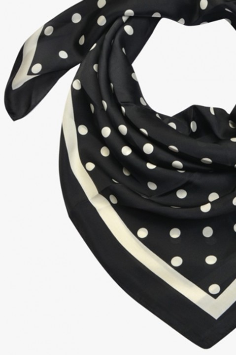 Šátek SOLEVA 70x70 cm, Barva: černo-bílá, IVET.EU - Stylové oblečení
