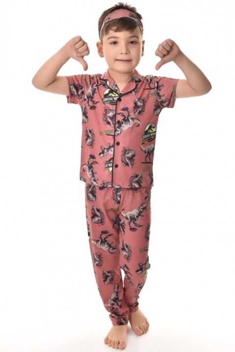 Pyžamo pro chlapce AFROVENATOR, Barva: cihlová, IVET.EU - Stylové oblečení
