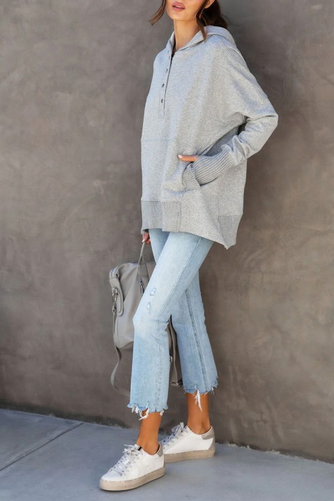 Φούτερ RAMONSA GREY, Χρώμα: γκρι, IVET.EU - Εκπτώσεις έως -80%