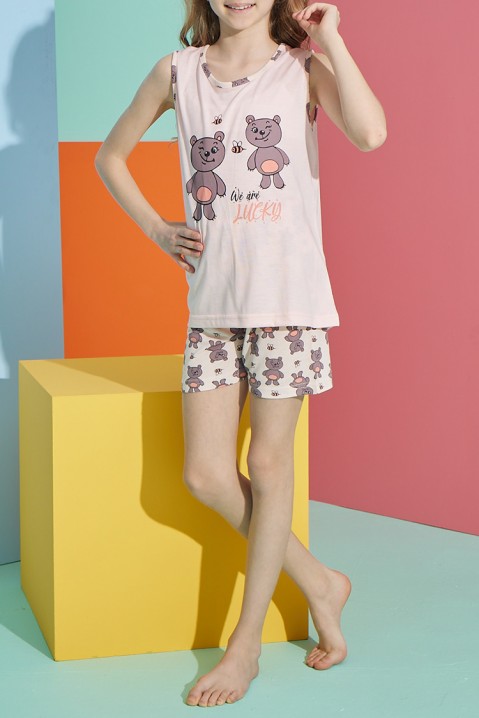 Dívčí pyžamo MERFINI, Barva: pastelovo-ružová, IVET.EU - Stylové oblečení