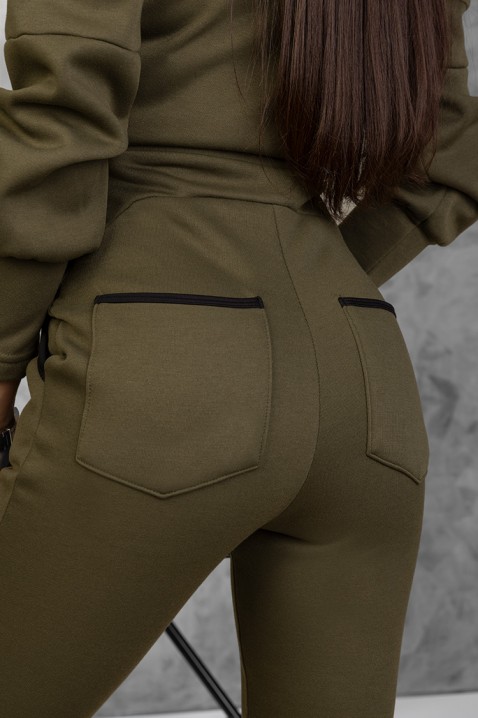 Dámsky overal APOLENA KHAKI, Barva: khaki, IVET.EU - Stylové oblečení