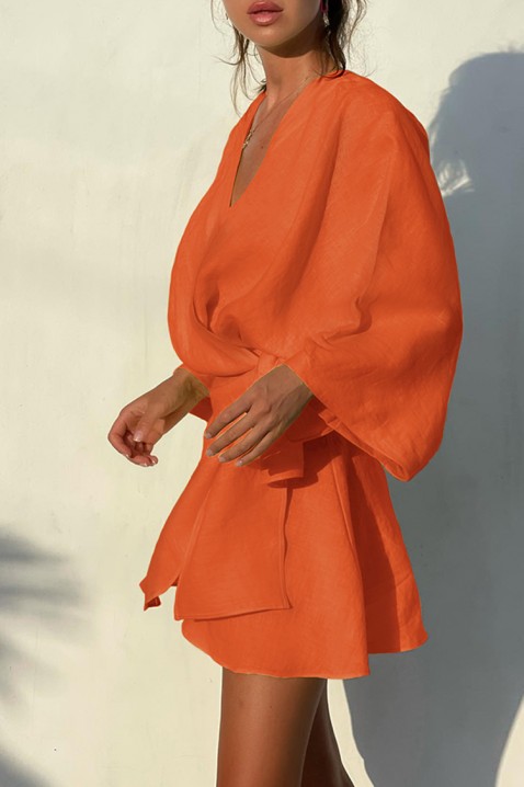 Šaty JULSINDA ORANGE, Barva: oranžová, IVET.EU - Stylové oblečení