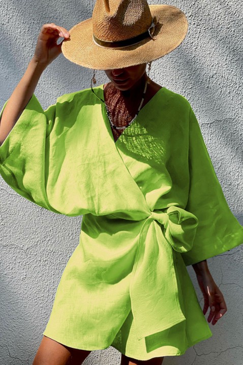 Šaty JULSINDA LIME, Barva: limetková, IVET.EU - Stylové oblečení