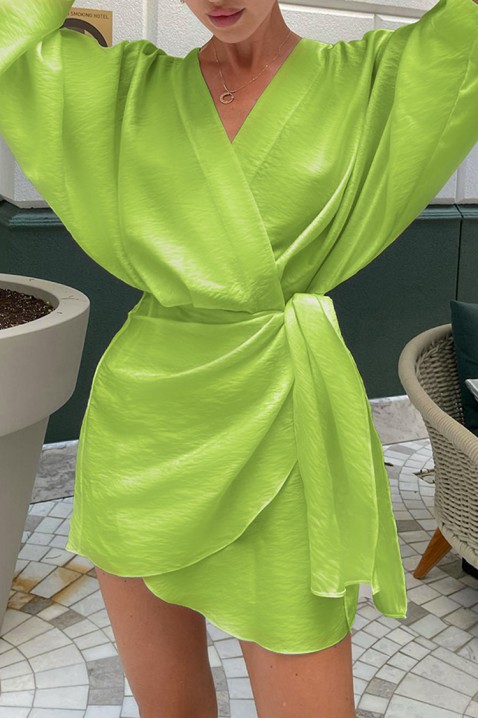Šaty JULSINDA LIME, Barva: limetková, IVET.EU - Stylové oblečení