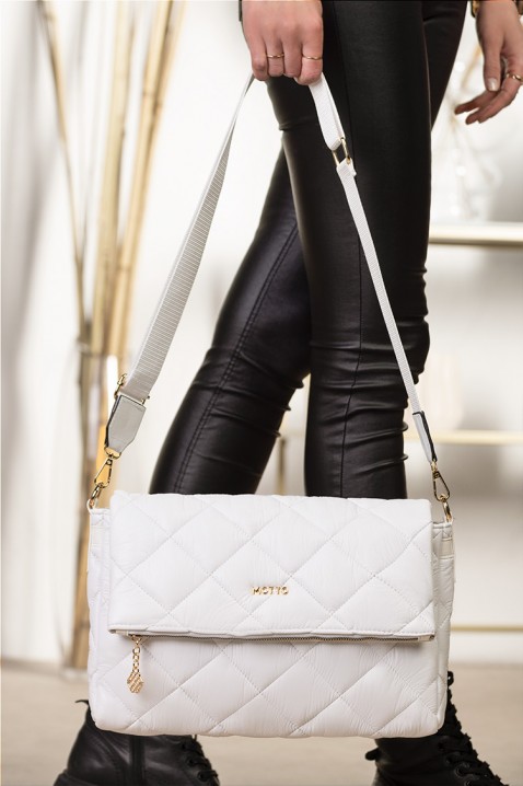 Dámská kabelka TENOLDA WHITE, Barva: bílá, IVET.EU - Stylové oblečení