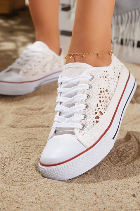 Γυναικεία παπούτσια LACY WHITE, Χρώμα: άσπρο, IVET.EU - Εκπτώσεις έως -80%