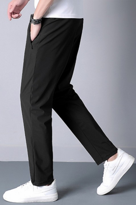 Pánské kalhoty BARFIN BLACK, Barva: černá, IVET.EU - Stylové oblečení