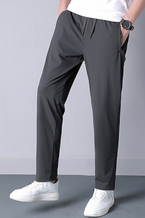 Pánské kalhoty BARFIN GRAFIT, Barva: šedá, IVET.EU - Stylové oblečení