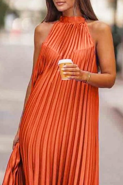Šaty BERLEMA ORANGE, Barva: oranžová, IVET.EU - Stylové oblečení