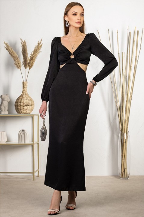 Šaty MERELTA BLACK, Farba: čierna, IVET.EU - Štýlové oblečenie