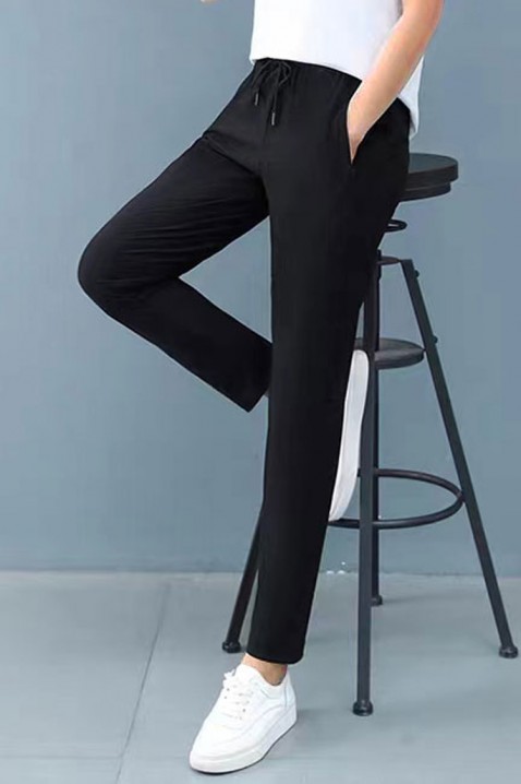 Dámské kalhoty FINBERA BLACK, Barva: černá, IVET.EU - Stylové oblečení
