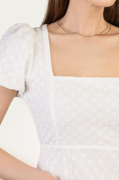 Šaty MERTILFA WHITE, Farba: biela, IVET.EU - Štýlové oblečenie