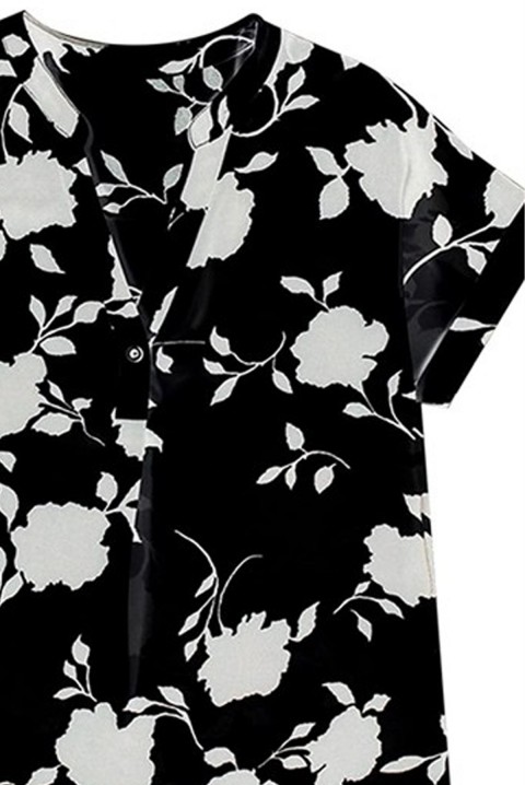 Γυναικεία μπλούζα RAVORSA BLACK, Χρώμα: μαύρο και άσπρο, IVET.EU - Εκπτώσεις έως -80%