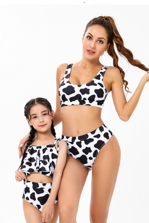 Dievčenské plavky LERSITA, Farba: bielo čierna, IVET.EU - Štýlové oblečenie