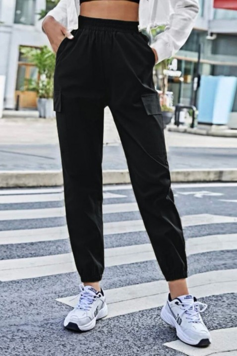 Dámské kalhoty BANEGDA BLACK, Barva: černá, IVET.EU - Stylové oblečení
