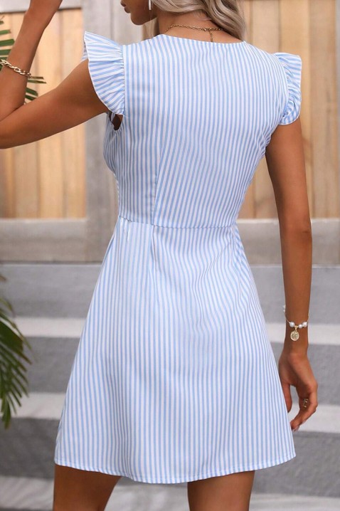 Φόρεμα TONOFA, Χρώμα: άσπρο και μπλε, IVET.EU - Εκπτώσεις έως -80%