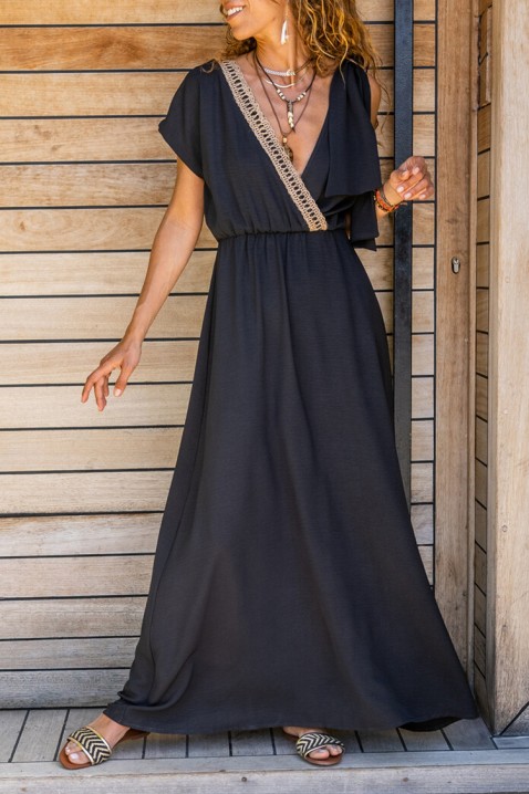 Šaty LONORFA BLACK, Farba: čierna, IVET.EU - Štýlové oblečenie
