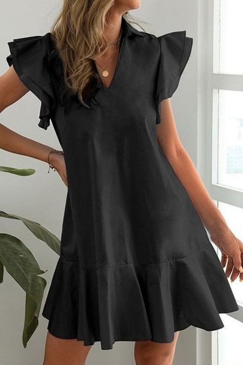 Φόρεμα MIFIRENA BLACK, Χρώμα: μαύρο, IVET.EU - Εκπτώσεις έως -80%