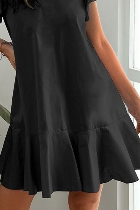 Šaty MIFIRENA BLACK, Barva: černá, IVET.EU - Stylové oblečení