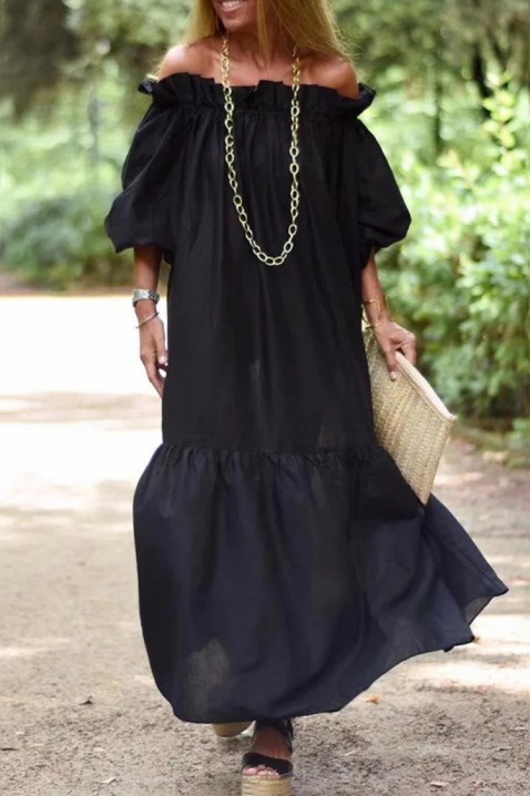 Šaty RENSALDA BLACK, Barva: černá, IVET.EU - Stylové oblečení