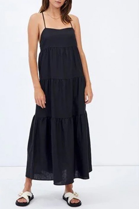 Šaty REJALMA BLACK, Barva: černá, IVET.EU - Stylové oblečení