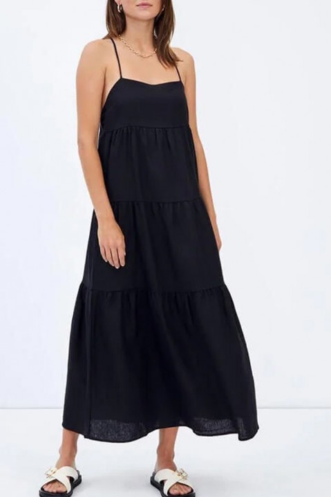Φόρεμα REJALMA BLACK, Χρώμα: μαύρο, IVET.EU - Εκπτώσεις έως -80%