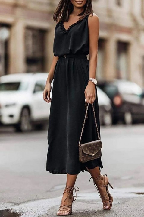 Šaty SELKOSA BLACK, Barva: černá, IVET.EU - Stylové oblečení