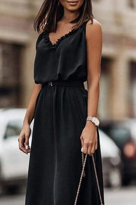 Šaty SELKOSA BLACK, Barva: černá, IVET.EU - Stylové oblečení