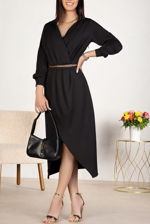 Φόρεμα FEDERLA BLACK, Χρώμα: μαύρο, IVET.EU - Εκπτώσεις έως -80%